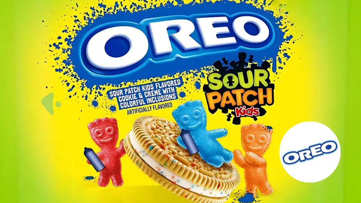 Oreo Collaborates with Sour Patch Kids for New Sandwich Cookie