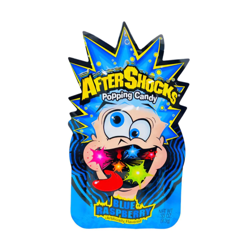 AfterShocks Popping Candy - Blue Raspberry 0.33oz