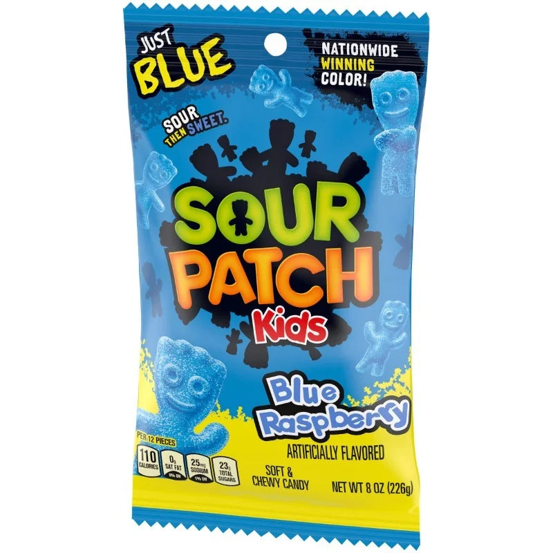 Sour Patch Kids Blue Raspberry Peg Bag 226g