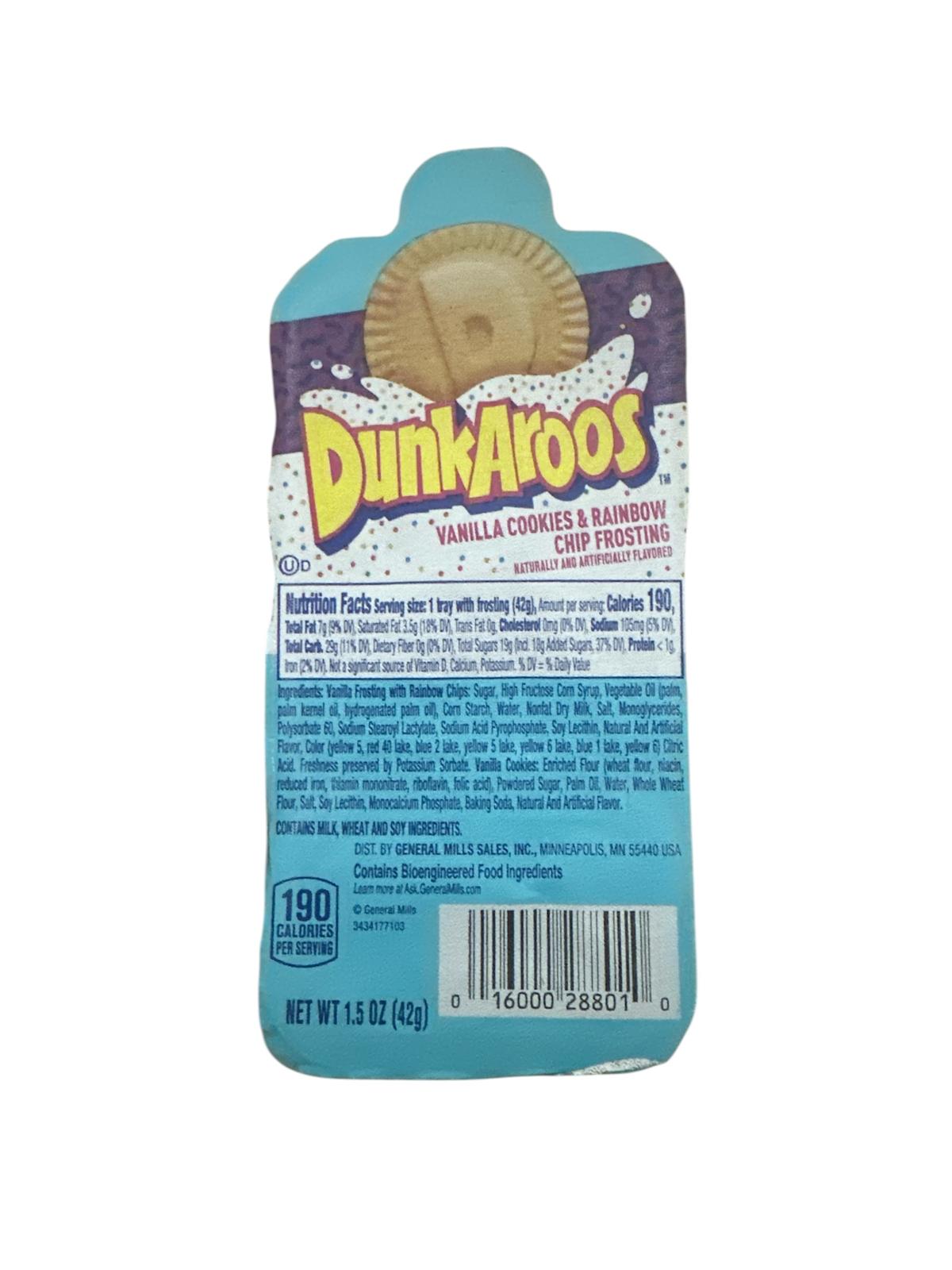 Dunkaroos Vanilla Cookies 1.5oz/42g