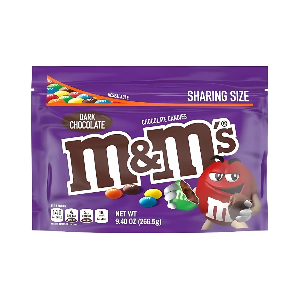 M&M's Dark Chocolate Stand Up Pouch 9.4oz/266g