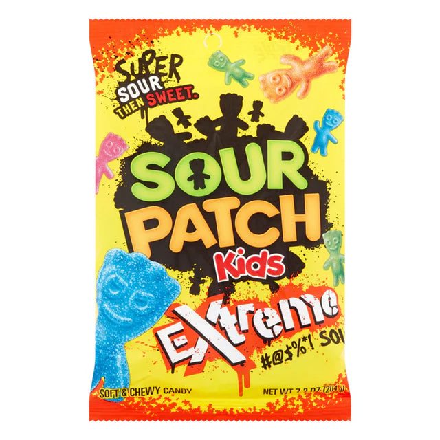 Sour Patch Kids Extreme Peg Bag 204g