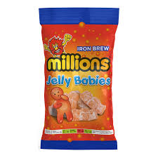 Millions Iron Brew Jelly Babies 180g - Case